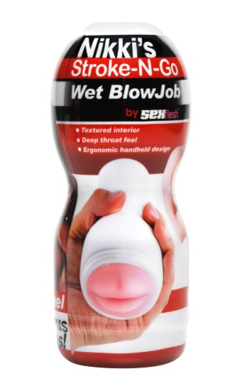 Picture of Nikkis Stroke-N-Go Wet Blowjob Stroker