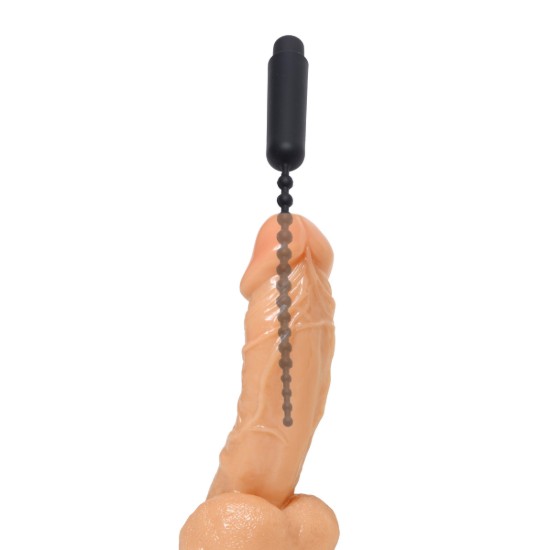 Picture of Dark Rod Vibrating Beaded Silicone Sound