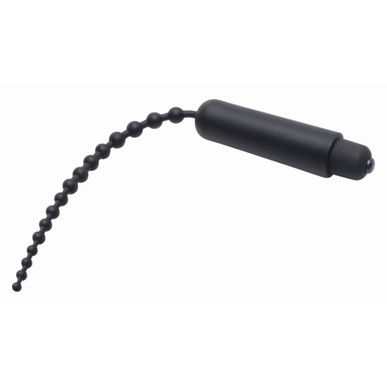 Picture of Dark Rod Vibrating Beaded Silicone Sound