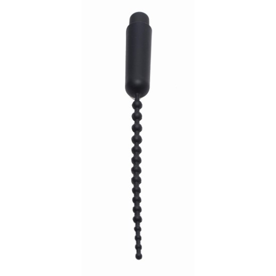 Picture of Dark Rod Vibrating Beaded Silicone Sound