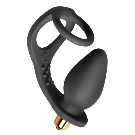 Picture of Ro-Zen Silicone Vibrating Cock Ring and Anal Plug