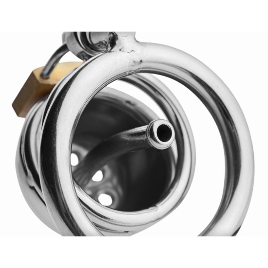 Picture of Solitary Plus Extreme Confinement Cage with Cum-Thru Plug