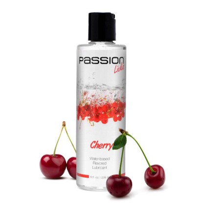 Picture of Passion Licks Cherry Water Based Flavored Lube - 8 oz