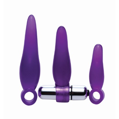 Picture of Fanny Fiddlers 3 Piece Finger Rimmer Set with Vibrating Bullet