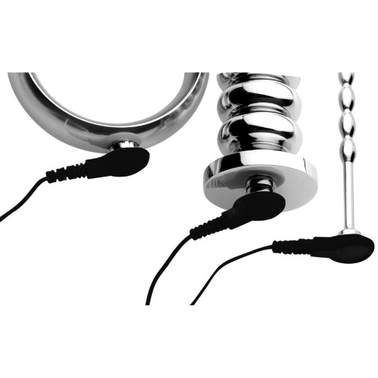 Picture of Zeus Deluxe Series Voltaic For Him Stainless Steel Male E-stim Kit