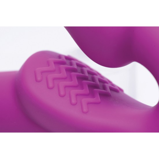 Picture of Evoke Vibrating Strapless Silicone Strap-on Dildo