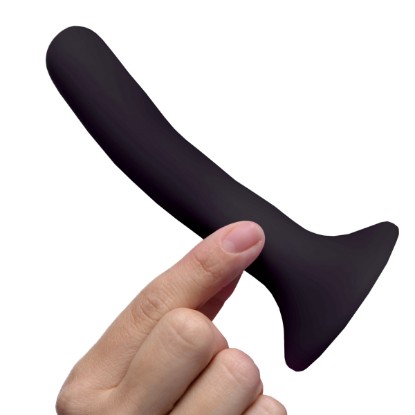 Picture of Black Silicone Strap-On Dildo - Small