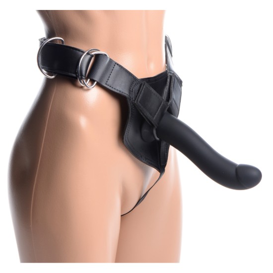 Picture of Flaunt Strap On with Onyx Vibrating Silicone Dildo - Kit