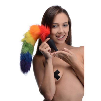 Picture of Rainbow Tail Anal Plug