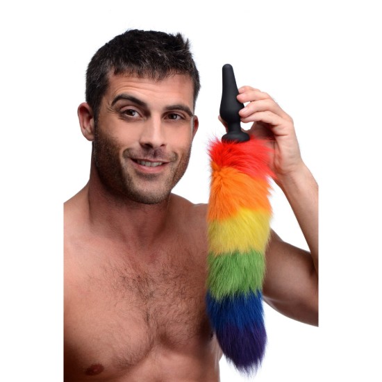Picture of Rainbow Tail Anal Plug