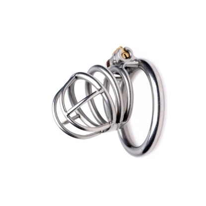 Picture of The Pen Deluxe Stainless Steel Locking Chastity Cage