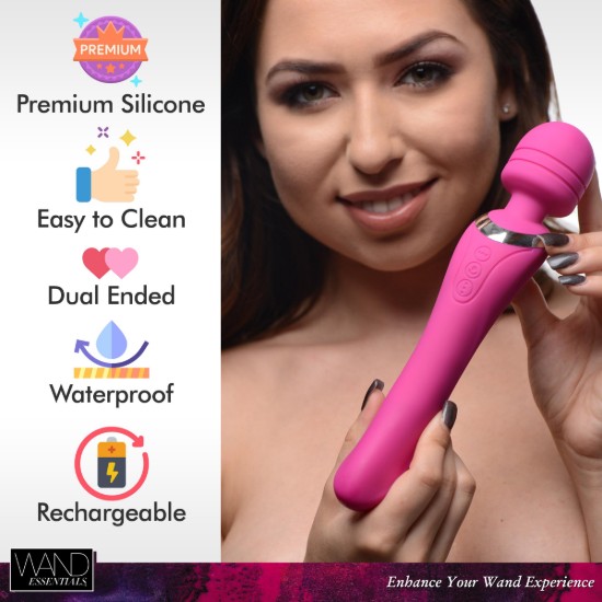 Picture of Whirling Wand 2 in 1 Silicone Dual Massage Wand