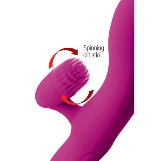 Picture of Whirl Silicone Rabbit Vibrator with Rotating Ticklers