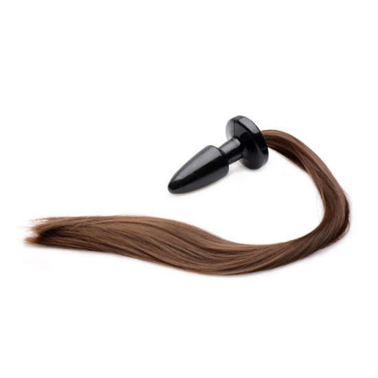 Picture of Brunette Pony Tail Anal Plug