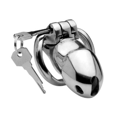 Picture of Rikers 24-7 Stainless Steel Locking Chastity Cage