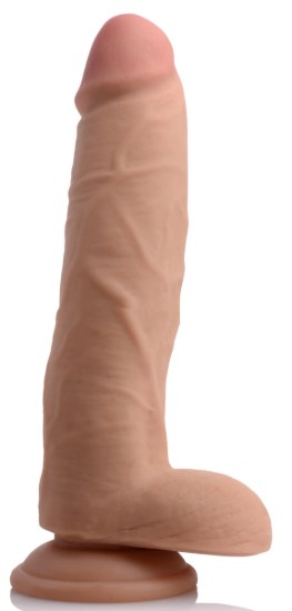 Picture of 9 Inch Ultra Real Dual Layer Suction Cup Dildo