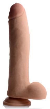 Picture of 11 Inch Ultra Real Dual Layer Suction Cup Dildo