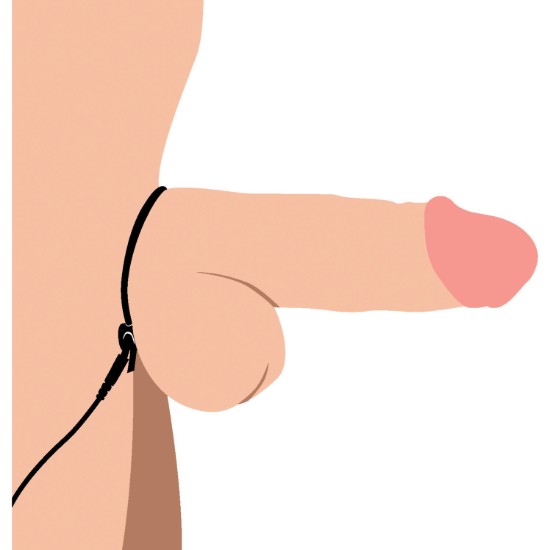 Picture of Jolted Cock and Ball Strap with Penis Stim