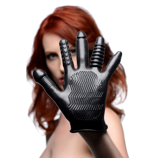 Picture of Pleasure Poker Textured Glove