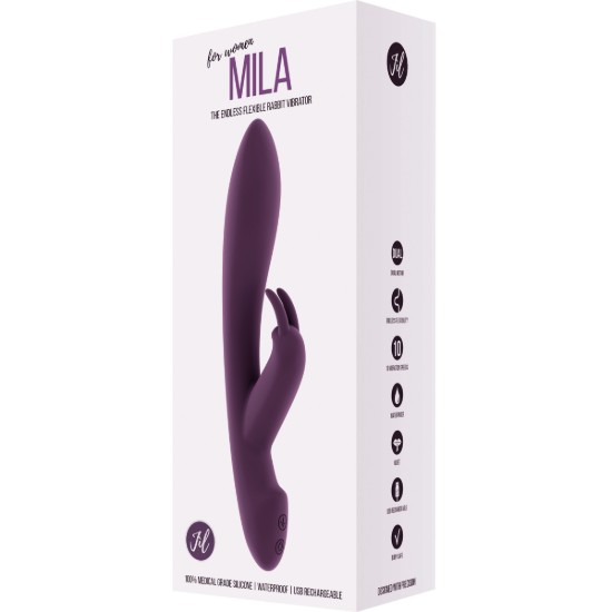 Picture of Mila Rechargeable Silicone Rabbit Vibe