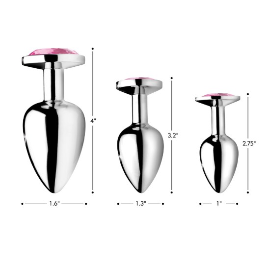 Picture of Pink Gem Anal Plug- Small