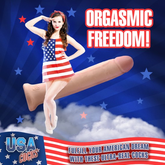 Picture of 13 Inch Ultra Real Dual Layer Suction Cup Dildo without Balls