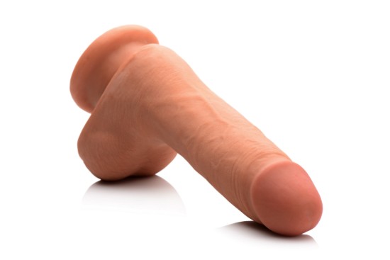 Picture of 7 Inch Ultra Real Dual Layer Suction Cup Dildo- Medium Skin Tone