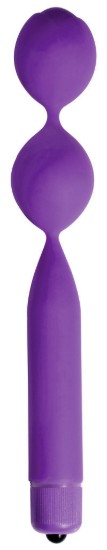 Picture of Double Vibrating Silicone Kegel Weight- Purple