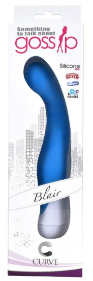 Picture of Blair 7 Speed Silicone G-Spot Vibrator- Blue