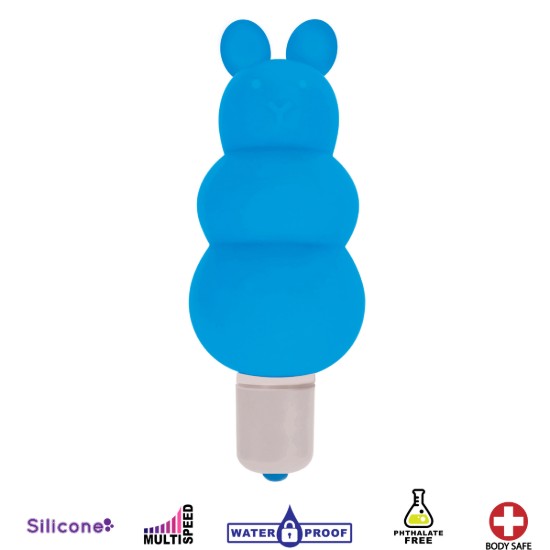 Picture of Excite Silicone Ripple Bullet Vibe- Blue