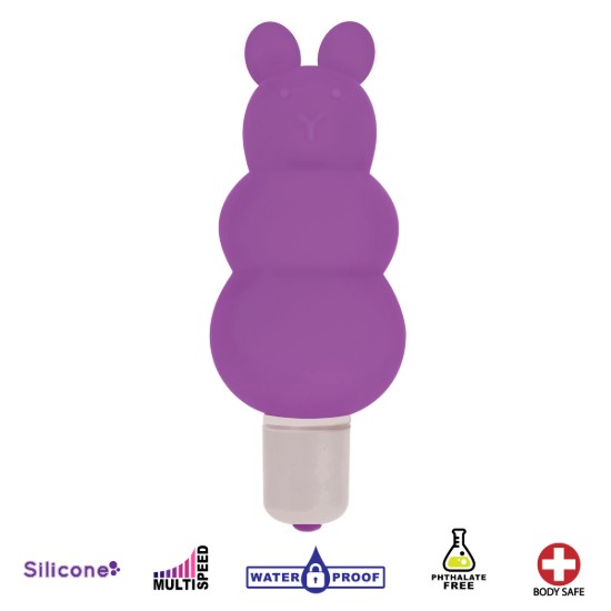 Picture of Excite Silicone Ripple Bullet Vibe- Purple