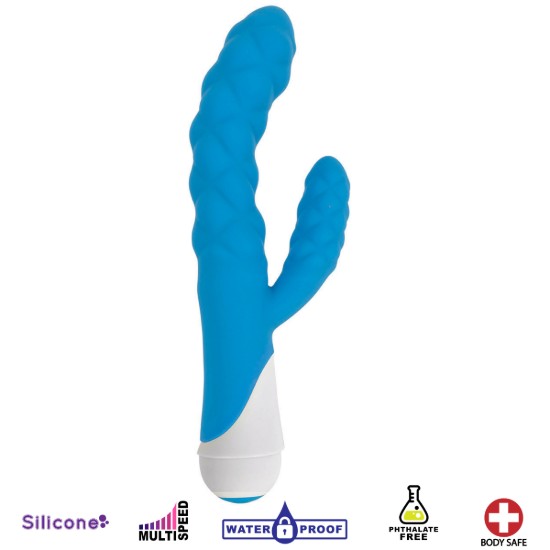 Picture of Ellen 20x Silicone Vibrator â€“ Blue