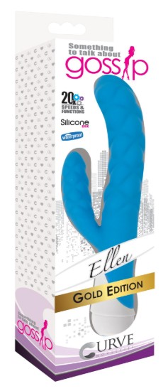 Picture of Ellen 20x Silicone Vibrator â€“ Blue