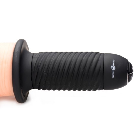 Picture of Onslaught 13 Mode XXL Vibrating Giant Dildo Thruster - Flesh