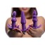 Picture of 4 Piece Vibrating Anal Plug Set- Purple