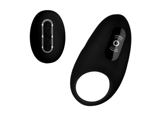 Picture of Silicone Vibrating Cock Ring with Remote Control