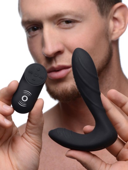 Picture of Textured Silicone Prostate Vibrator with Remote Control