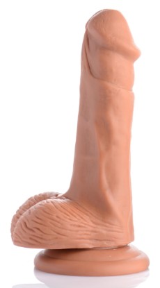 Picture of 5 Inch Realistic Suction Cup Dildo- Tan