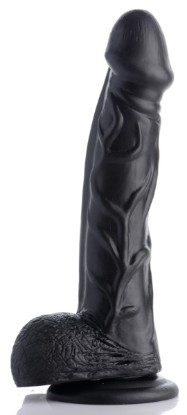 Picture of 7 Inch Realistic Suction Cup Dildo- Black
