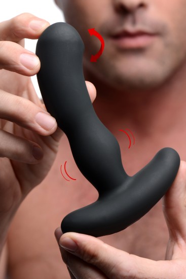 Picture of Pro-Digger 7X Silicone Stimulating Beaded P-Spot Vibe