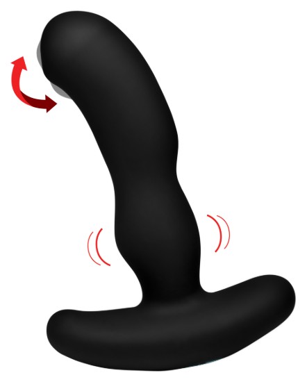 Picture of Pro-Digger 7X Silicone Stimulating Beaded P-Spot Vibe