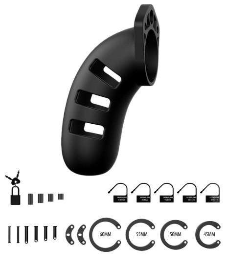 Picture of Silicone Chastity Cock Cage - Medium