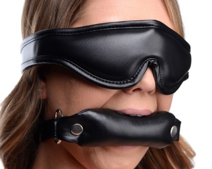 Picture of Padded Blindfold and Gag Set