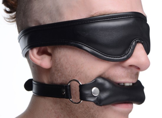 Picture of Padded Blindfold and Gag Set