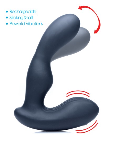 Picture of 7X P-Stroke Silicone Prostate Stimulator with Stroking Shaft