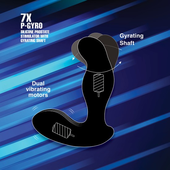 Picture of 7X P-Gyro Silicone Prostate Stimulator with Gyrating Shaft