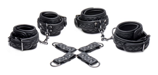 Picture of Concede Wrist and Ankle Restraint Set With Bonus Hog-Tie Adaptor
