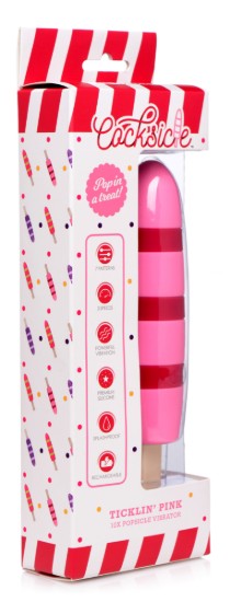 Picture of Ticklin 10X Popsicle Silicone Rechargeable Vibrator