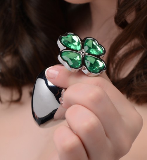 Picture of Lucky Clover Gem Anal Plug - Medium