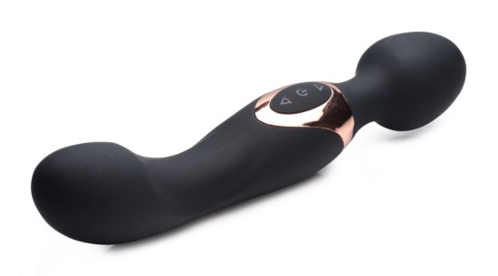 Picture of 10X Dual Duchess 2-in-1 Silicone Massager - Black